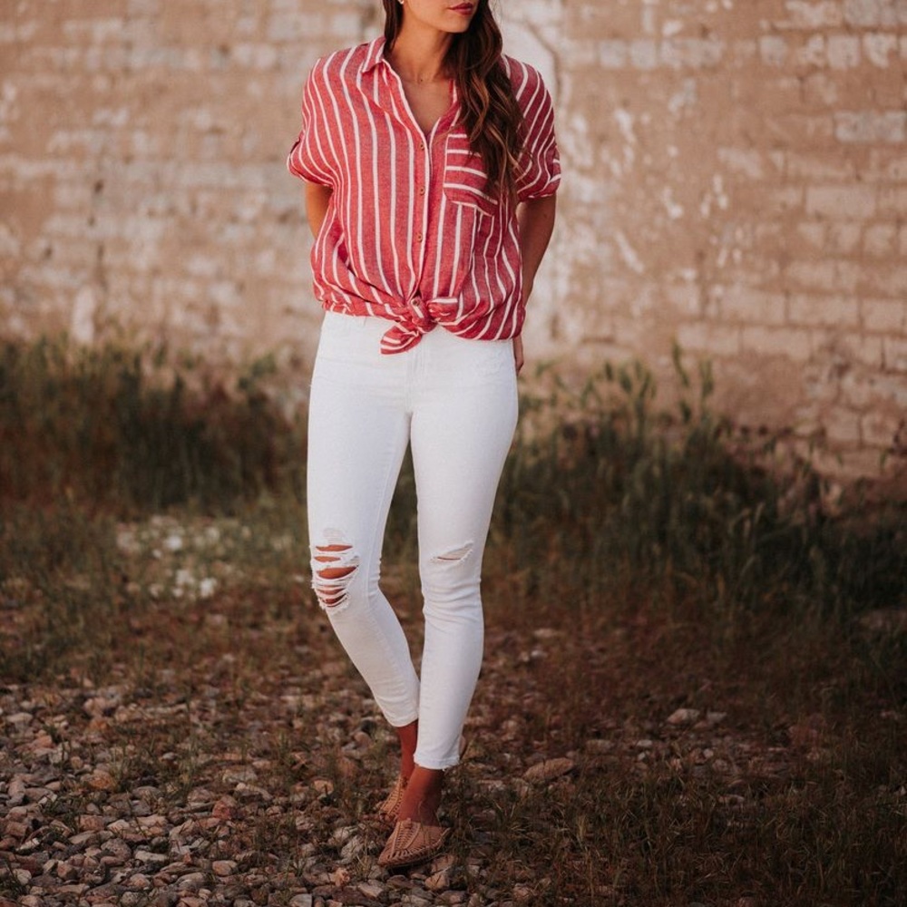 Vervet white jeans